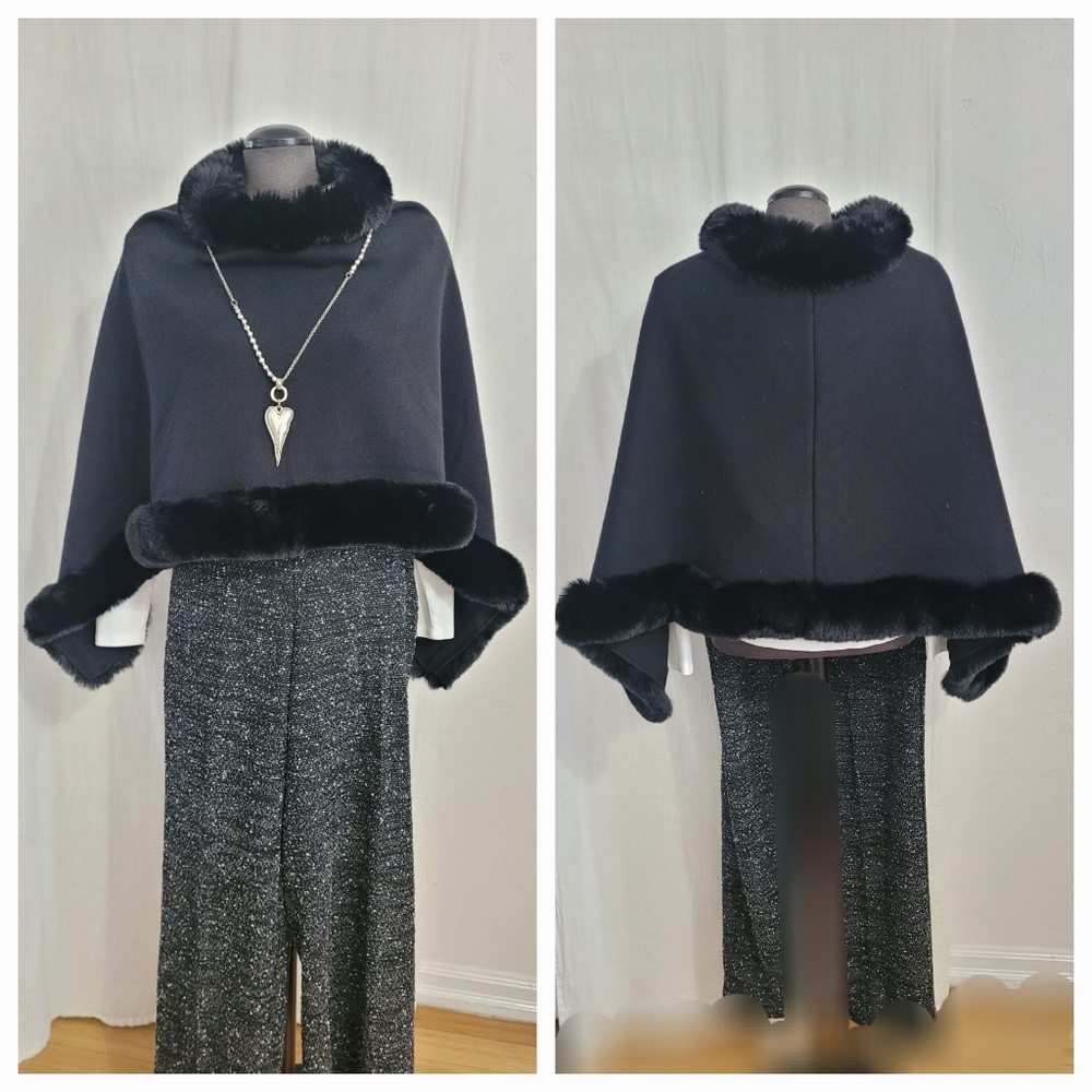 Poncho  Sweater/ OS - Picture 2 of 10